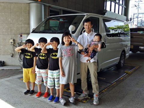 S様　新車ハイエースバン　4ナンバー8人乗り FD-BOX5T
